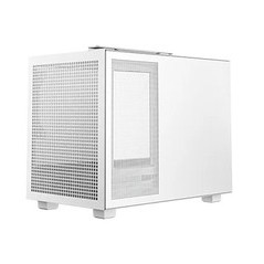 DeepCool CH160 WH Trn Mini ITX Case - Stylish White Design, No PSU Included - Perfect for Your Compact Build!